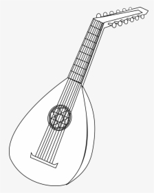 Drawing Of A Lute, HD Png Download, Free Download