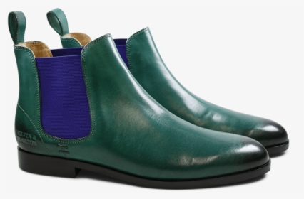 Ankle Boots Susan 10/ R Crust Green Elastic Purple - Slip-on Shoe, HD Png Download, Free Download