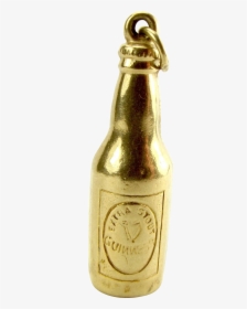 Vintage 9ct Gold Bottle Of Guinness Charm Hm - Glass Bottle, HD Png Download, Free Download