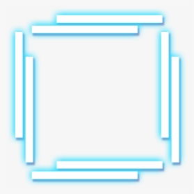 ⬜ - Png Neon Lines Square, Transparent Png, Free Download