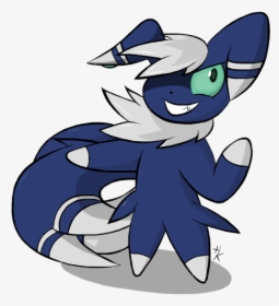 Meowstic Is Ready For Action - Cartoon, HD Png Download, Free Download