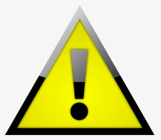 Yellow And Black Warning Sign, HD Png Download, Free Download