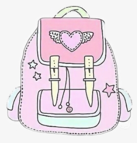 #bag #pink #tumblr #interesting #art #cool #sticker, HD Png Download, Free Download
