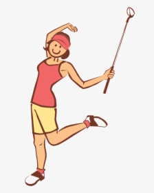 Picture Of A Golfer - Clip Art Golfer, HD Png Download, Free Download