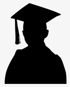 Graduation-1345123 - Graduation Boy Silhouette Png, Transparent Png, Free Download