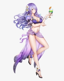 Fictional Character Purple Mythical Creature Cartoon - Fire Emblem Heroes Camilla, HD Png Download, Free Download