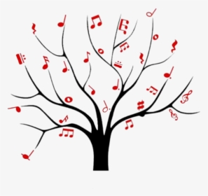 #arbol #ramas #musica #naturaleza #notasmusicales #dibujo - Music Tree Png, Transparent Png, Free Download