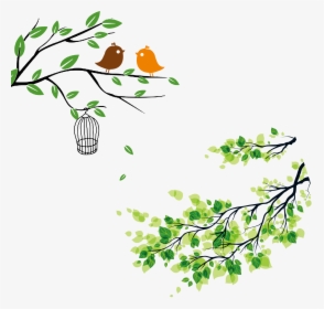 Twig Vector Clipart - Tree Branches Cartoon Transparent Background, HD Png Download, Free Download