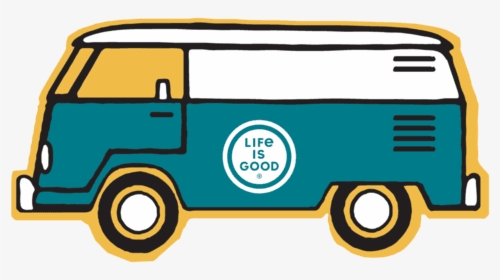 Happy Van Decal - Life Is Good Van Sticker, HD Png Download, Free Download