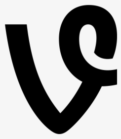 Vine, Black Icon - Vine Logo Png Black, Transparent Png, Free Download
