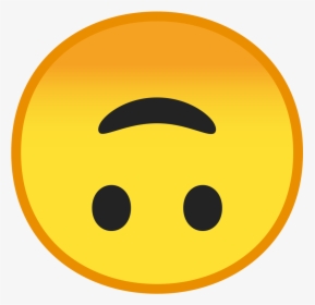 Upside Down Face Icon - Android Upside Down Smiley Face Emoji, HD Png Download, Free Download