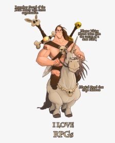 Funny Barbarian Warrior, HD Png Download, Free Download