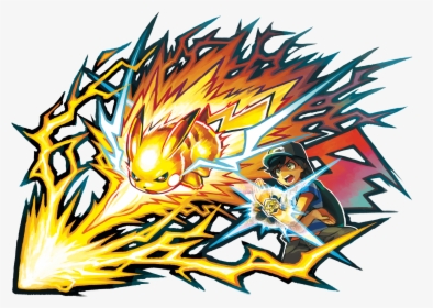Zmove Illustration Rgb 330dpi - Pikachu 10000 Volt Thunderbolt, HD Png Download, Free Download