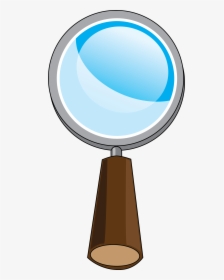 See Here Magnifying Glass Clipart Transparent Background - Science Magnifying Glass Clipart, HD Png Download, Free Download