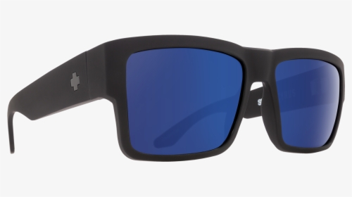 Soft Matte Black/hd Plus Bronze With Blue Spectra Mirror - Spy Optic Cyrus, HD Png Download, Free Download