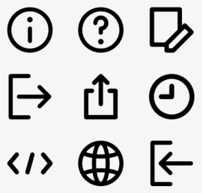 Web Interface Icons - Care Instruction Symbols Png, Transparent Png, Free Download