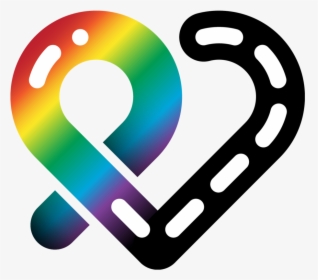 Priderunto Ribbon Heart Logo Rgb 01 Clear - Pride And Remembrance Run Logo, HD Png Download, Free Download