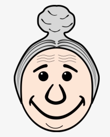 Grandmother Frames Illustrations Hd - Grandmother Face Clip Art, HD Png Download, Free Download