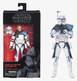 New In Stock Star Wars The Black Series Clone Captain - Clone Captain Rex Black Series, HD Png Download, Free Download