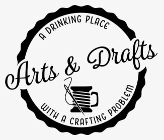 Logo Arts And Drafts A Drinking Place With A Crafting - Circle, HD Png Download, Free Download