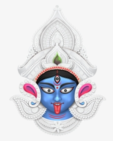 Kalika - Kali Maa Face Drawing, HD Png Download, Free Download