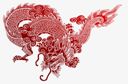 Vector About Red,festival,the Cut Style,12 Zodiac Animals,the - Vector Chinese Dragon Png, Transparent Png, Free Download