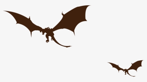 Dragon, Fantasy, Black, Mythology, Monster, Design - Dragon Silhouette No Background, HD Png Download, Free Download