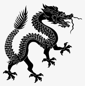 Dragon Clipart Vector - Chinese Black Dragon, HD Png Download, Free Download