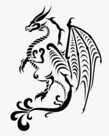 Dragon Tattoo Png File Clipart , Png Download - Dragon Tattoo Coloring Pages, Transparent Png, Free Download