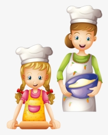 Kids Cooking Clipart Cooking Chef Clip Art - Kid Cooking Clipart, HD Png Download, Free Download