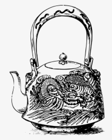 Japanese Dragon Teapot - Tea Pot Clip Art, HD Png Download, Free Download