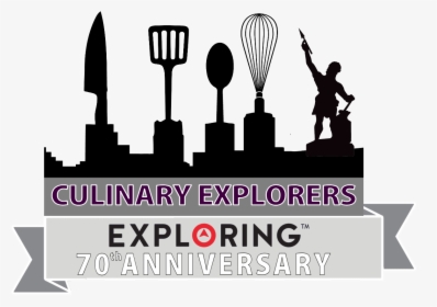 Culinary Explorers 70th Anniversary Logo - Vulcan Statue, HD Png Download, Free Download