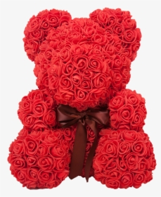 Red Roses Teddy Bear, HD Png Download, Free Download