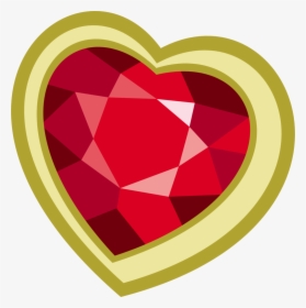 Ruby Transparent Fire - Mlp Cutie Mark Heart, HD Png Download, Free Download