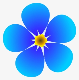 Sping Flower Cliparts - Dementia Forget Me Not Flower, HD Png Download, Free Download