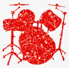 Transparent Ruby Heart Png - Drums Clipart Transparent Background, Png Download, Free Download