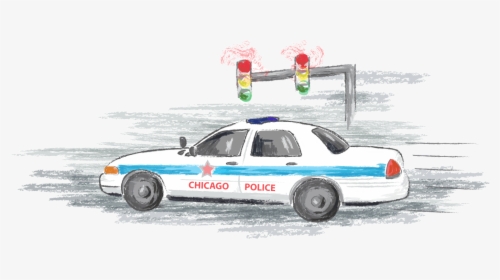 Chicago Police Car Png - Chicago Police Car Drawing, Transparent Png, Free Download