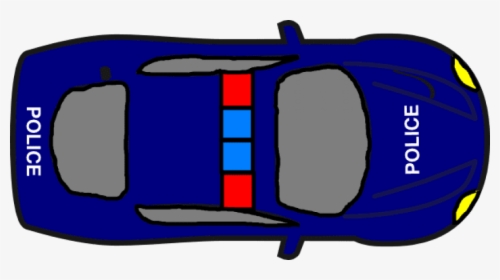 Free Png Police Car Png Top View S Png Images Transparent - Cartoon Car Birds Eye View, Png Download, Free Download