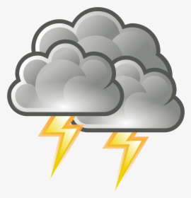 Tango Weather Storm Clip Arts - Clipart Of Storm, HD Png Download, Free Download