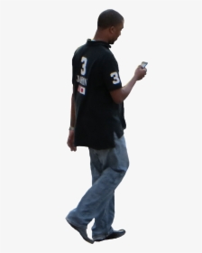 Png Standing Man Side View - People Walking Png Side, Transparent Png, Free Download