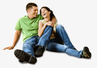 Couple Sitting - Couple Png, Transparent Png, Free Download