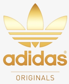 white adidas with gold logo