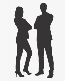 Silhouette Man Women"s Free Picture - Personality Development For Students, HD Png Download, Free Download