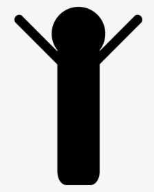 Person Standing With Arms Up, HD Png Download, Free Download