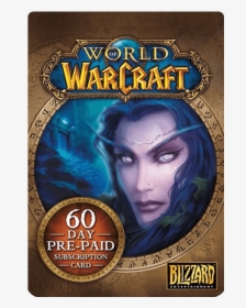World Of Warcraft 60 Days Time Card, HD Png Download, Free Download