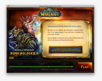 Old World Of Warcraft Launcher, HD Png Download, Free Download