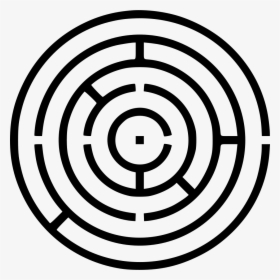 Maze Labyrinth - Labyrinth Icon Png, Transparent Png, Free Download