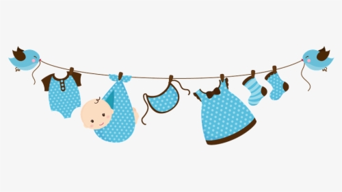 Baby Clothes Line Png - Vector Baby Shower Png, Transparent Png, Free Download