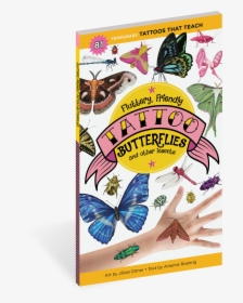 Cover - Fluttery Friendly Butterfly Tattoos, HD Png Download, Free Download