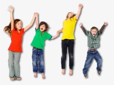 Kids Jumping On Trampoline , Png Download - Kids Jumping Png, Transparent Png, Free Download